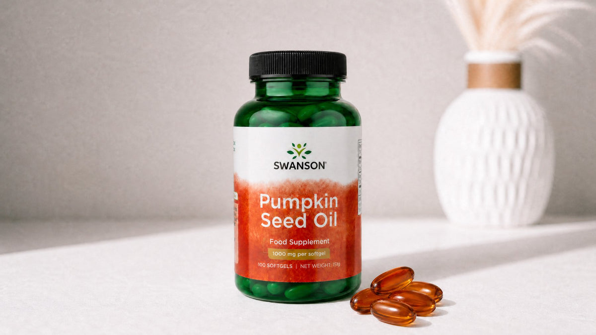 Swanson Pumpkin Seed Oil 1000mg Softgels
