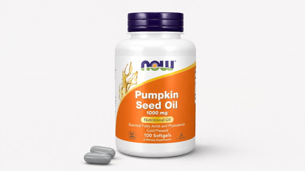 NOW Foods Pumpkin Seed Oil 1000mg Softgels