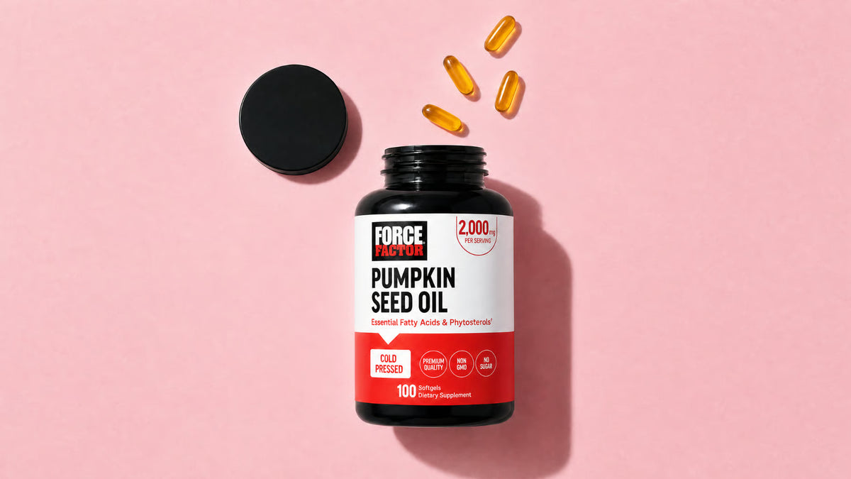 Force Factor Pumpkin Seed Oil 1000mg Softgels